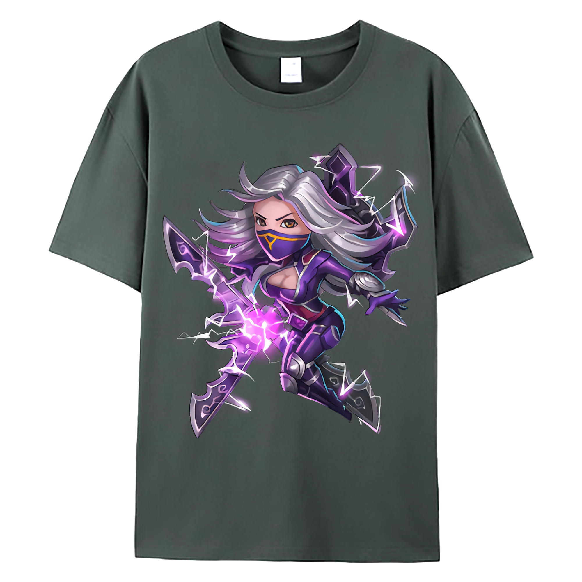 （画像用） リーグ・オブ・レジェンド League of Legends LOL 綿100％ メンズ半袖Tシャツ｜肌触りやわらか＆通気性